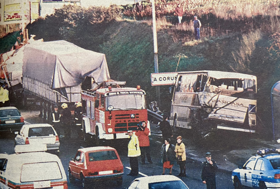 Accidente 1997 accesos A Coruña