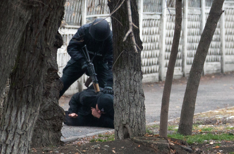 Detención de un sospechoso en Almaty (Kazajistán)